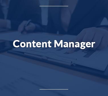 Assistenz der Geschäftsführung Content Manager