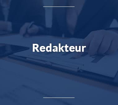 Redakteur Jobs