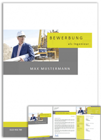 Bewerbung Layout 5 Vorlage