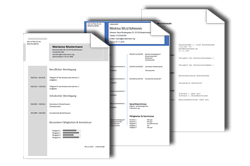 Online Bewerbung Lebenslauf Vorlagen