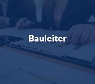 Bauleiter Berufe mit Zukunft