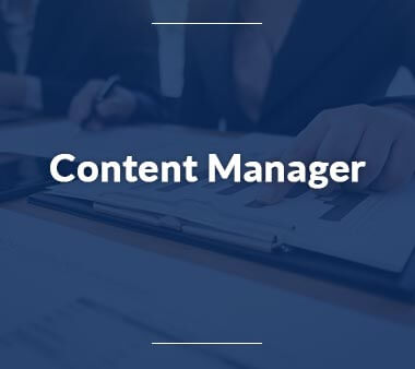 Content Manager Bürojobs