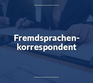 Fremdsprachenkorrespondent Ausbildungsberufe