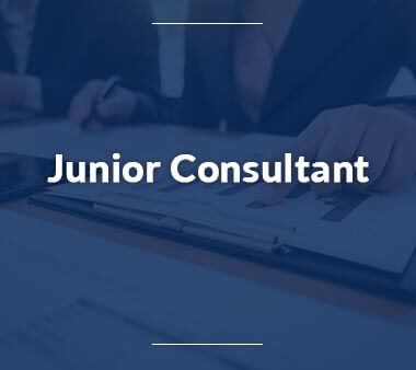 Junior Consultant Berufe mit Zukunft