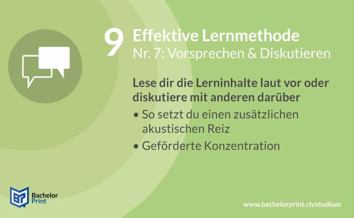 Lernmethoden 9 effektiv Vorsprechen