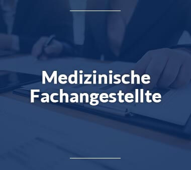 Medizinische Fachangestellte Berufe mit Zukunft