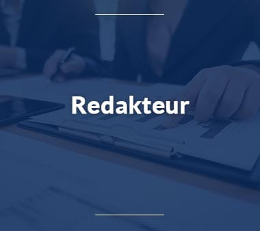 Redakteur Bürojobs