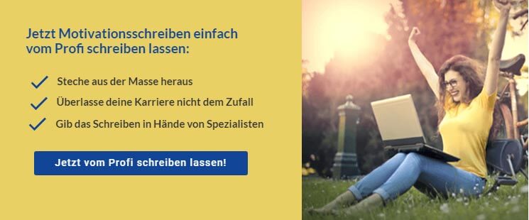 Motivationsschreiben schreiben lassen