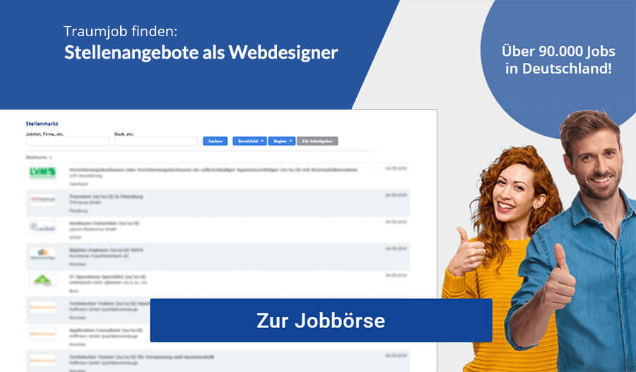 Webdesigner Jobbörse