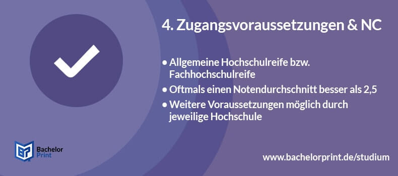 Bachelor of Engineering Zugangsvoraussetzungen NC Studium